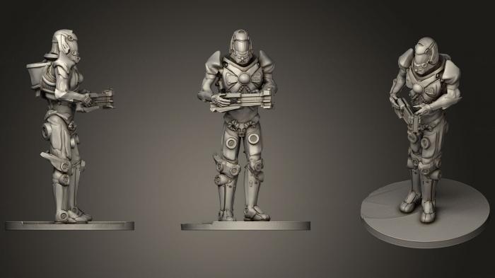 Figurines heroes, monsters and demons - Body Sculpt 10, STKM_0705. 3D stl  model for CNC